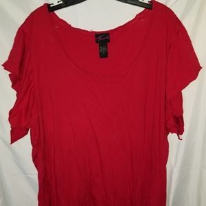 Torrid red top size 4